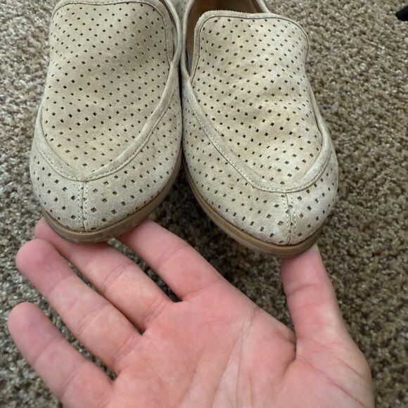 Susina Kellen Almond Toe Tan Suede Leather Slip On Loafers Flats 8M - Picture 5 of 12